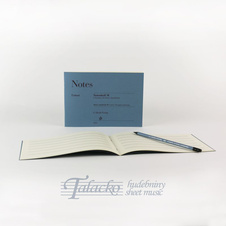 Music notebook M 6 staves, 32 pages, landscape